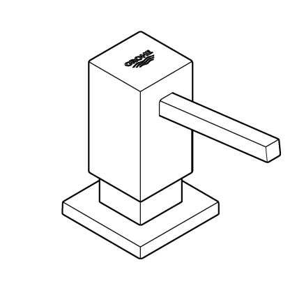 GROHE 40535AL0 - COSMOPOLITAN muilo dozatorius 500 ml, grafitas