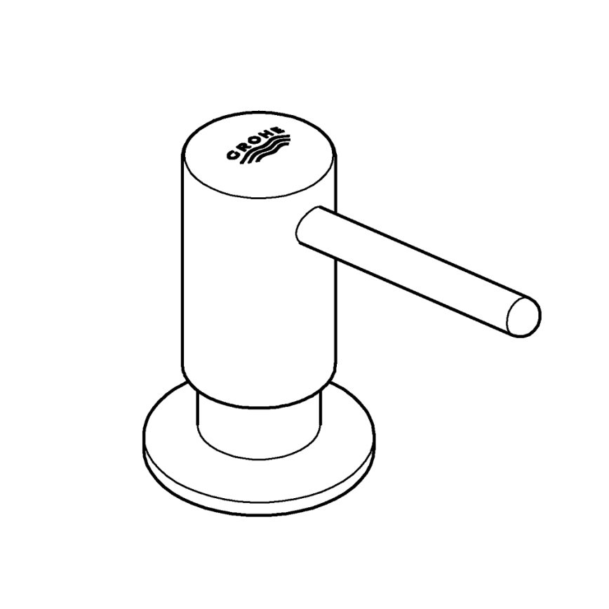 GROHE 40536000 - Muilo dozatorius CONTEMPORARY 400 ml, blizgus chromo paviršius