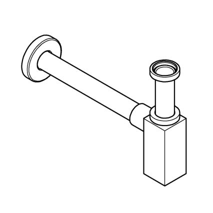GROHE 40564A00 - Sifonas SIFONAI grafitas