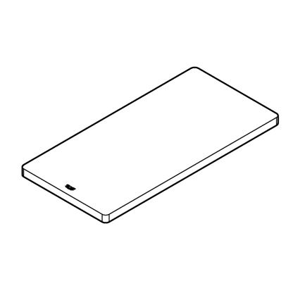 GROHE 40751HV0 - Medinė pjaustymo lenta, 490 × 240 × 19 mm