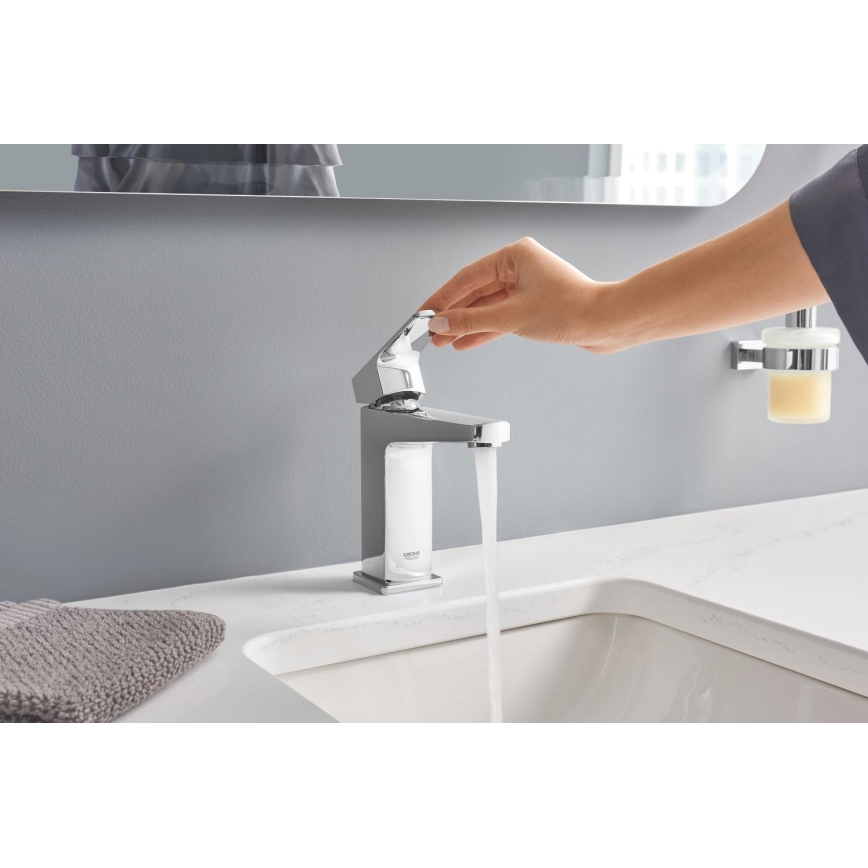 GROHE 40756001 - Skysto muilo dozatorius ESSENTIALS CUBE 160 ml blizgus chromas