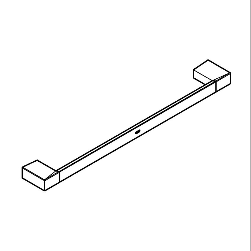 GROHE 40767000 - SELECTION CUBE rankšluosčių laikiklis 500 mm, blizgus chromas