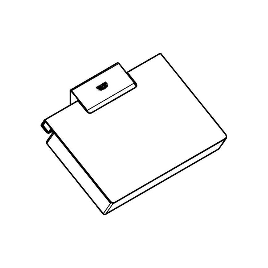 GROHE 40781000 - Tualetinio popieriaus laikiklis SELECTION CUBE blizgus chromas