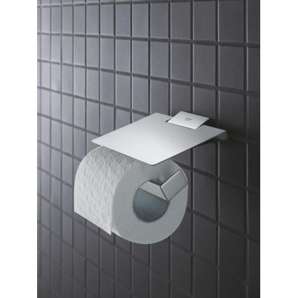 GROHE 40781000 - Tualetinio popieriaus laikiklis SELECTION CUBE blizgus chromas