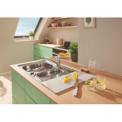 GROHE 40787L00 - Skaidri stiklinė lentyna 490 × 240 × 19 mm