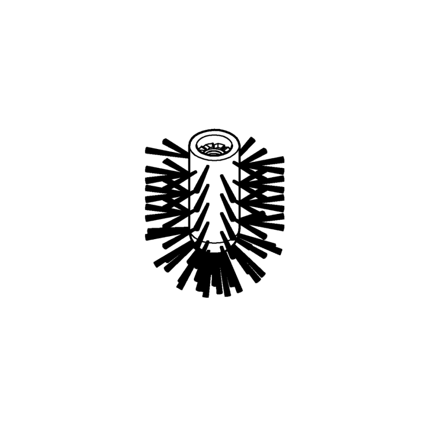 GROHE 40791001 - Atsarginis šepetys ESSENTIALS baltas