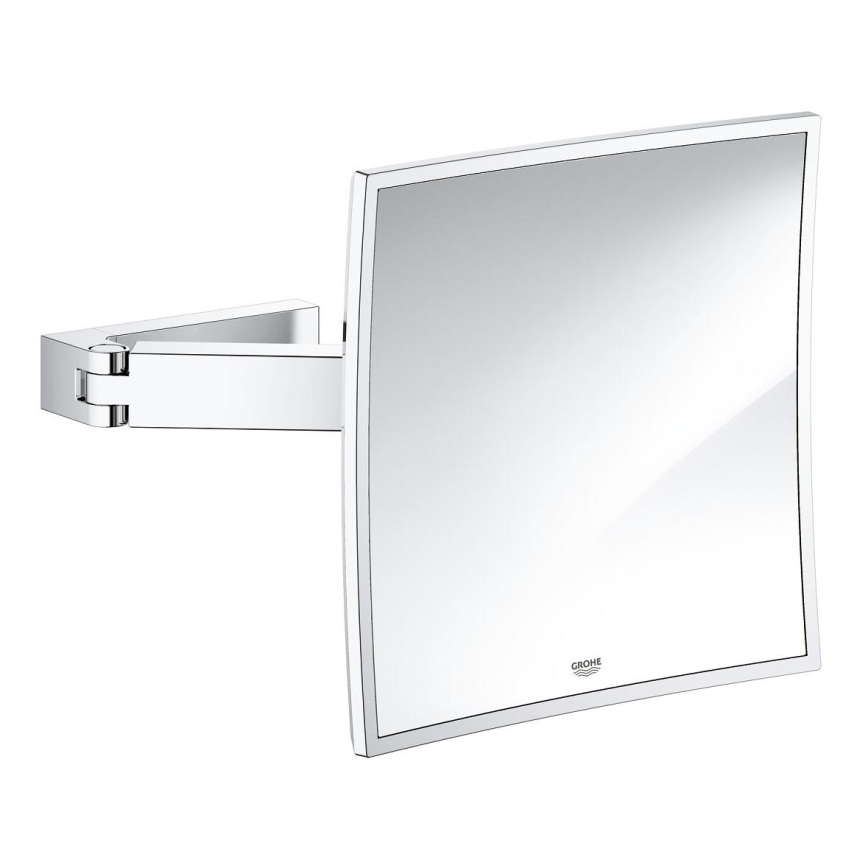 GROHE 40808000 - Kosmetinis veidrodėlis SELECTION CUBE 22,3 × 22,3 cm blizgus chromas