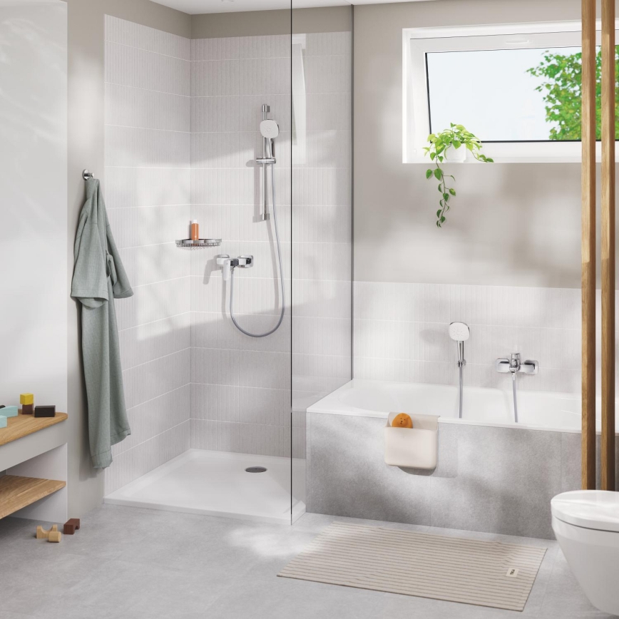 GROHE 40809000 - vielinis muilo laikiklis SELECTION CUBE 20 × 20 cm blizgus chromas