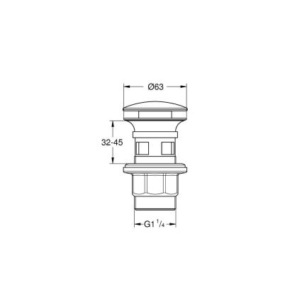 GROHE 40824000 - Nuotekų rinkinys, blizgus chromas
