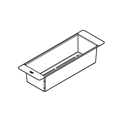 GROHE 40852SD0 - Daugiafunkcis sietelis, 450 × 150 × 100 mm, iš nerūdijančio plieno