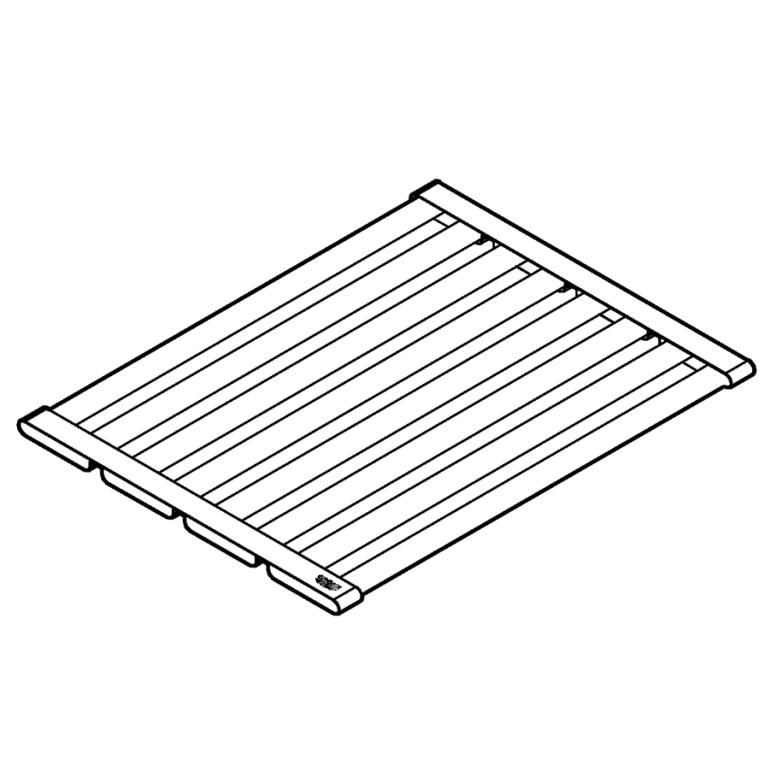 GROHE 40856SD0 - nutekėjimo padėklas 450 × 348 mm, šlifuotas nerūdijančio plieno