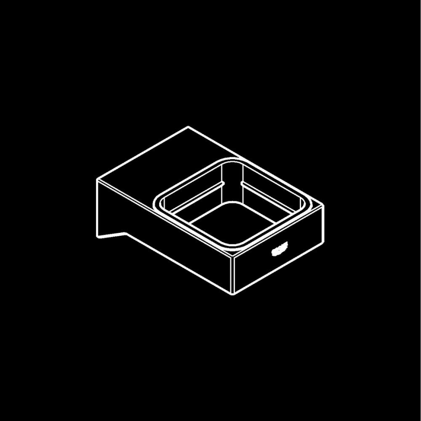 GROHE 40865000 - Laikiklis SELECTION CUBE blizgus chromas