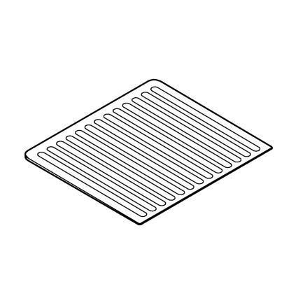 GROHE 40871K00 - Nutekamasis padėklas 450 x 400 mm keraminis/juodas