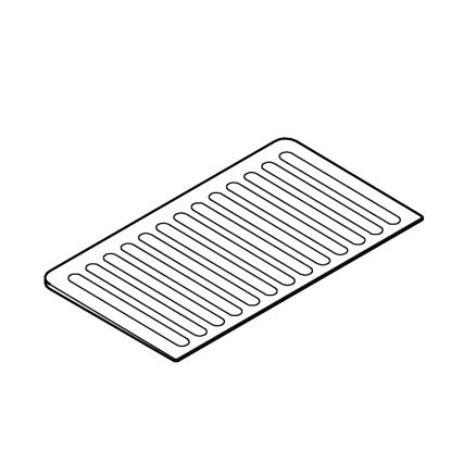 GROHE 40872K00 - Nutekėjimo plokštė 450 x 250 mm keramika/juoda