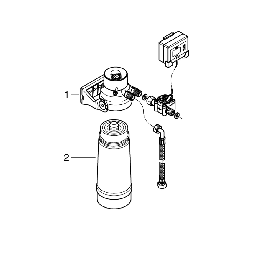 GROHE 40876000 - ULTRASAFE pradinis rinkinys, blizgus chromas
