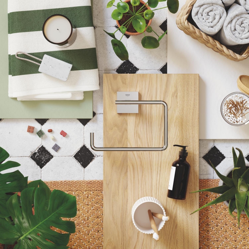 GROHE 40975000 - Rankšluosčių laikiklis START CUBE blizgus chromas