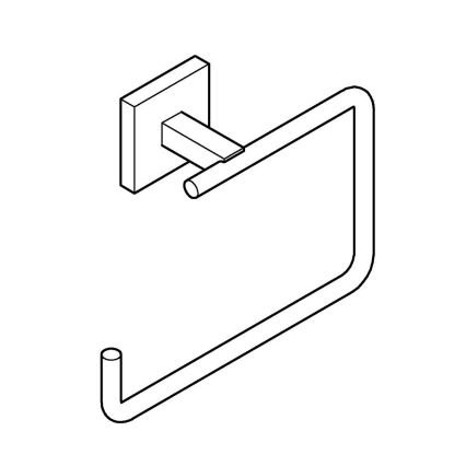 GROHE 40975DC0 - START CUBE rankšluosčio laikiklis, nerūdijančio plieno