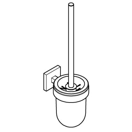 GROHE 409772430 - Tualeto valymo komplektas START CUBE juodas