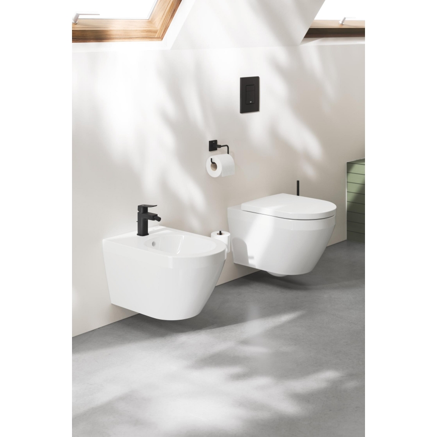 GROHE 409782430 - Tualetinio popieriaus laikiklis START CUBE juodas