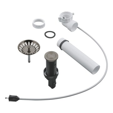 GROHE 40986AL0 - Nutekėjimo komplektas virtuvės kriauklėms, skersmuo 35 mm, grafito spalvos