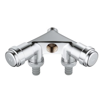 GROHE 41020000 - Dvigubas vožtuvas EGGEMANN 12” blizgus chromas