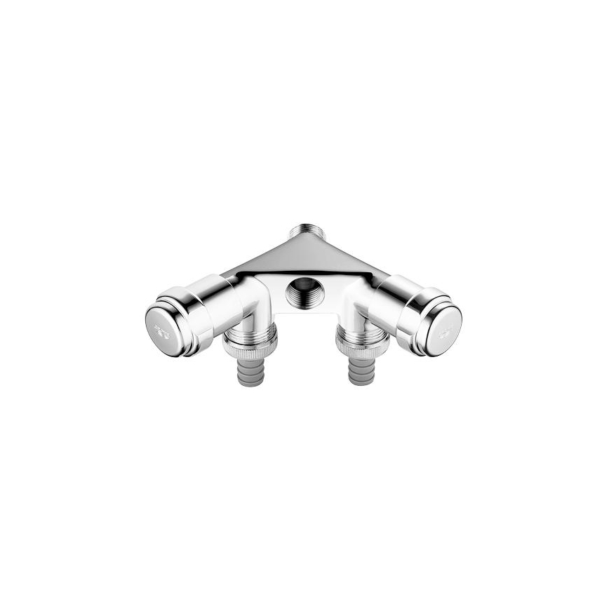 GROHE 41020000 - Dvigubas vožtuvas EGGEMANN 12” blizgus chromas