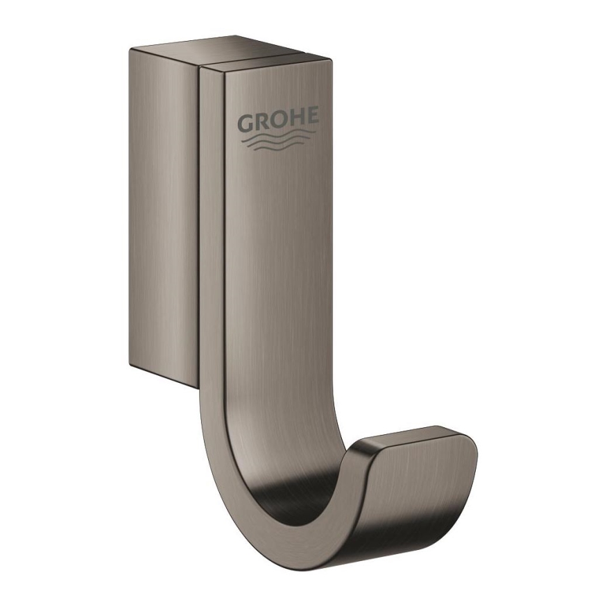 GROHE 41039AL0 - Kabliukas vonios chalatui SELECTION 5,2 cm × 1,5 cm × 4,4 cm grafito spalva