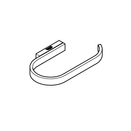 GROHE 41068DL0 - Tualetinio popieriaus laikiklis SELECTION žalvarinis