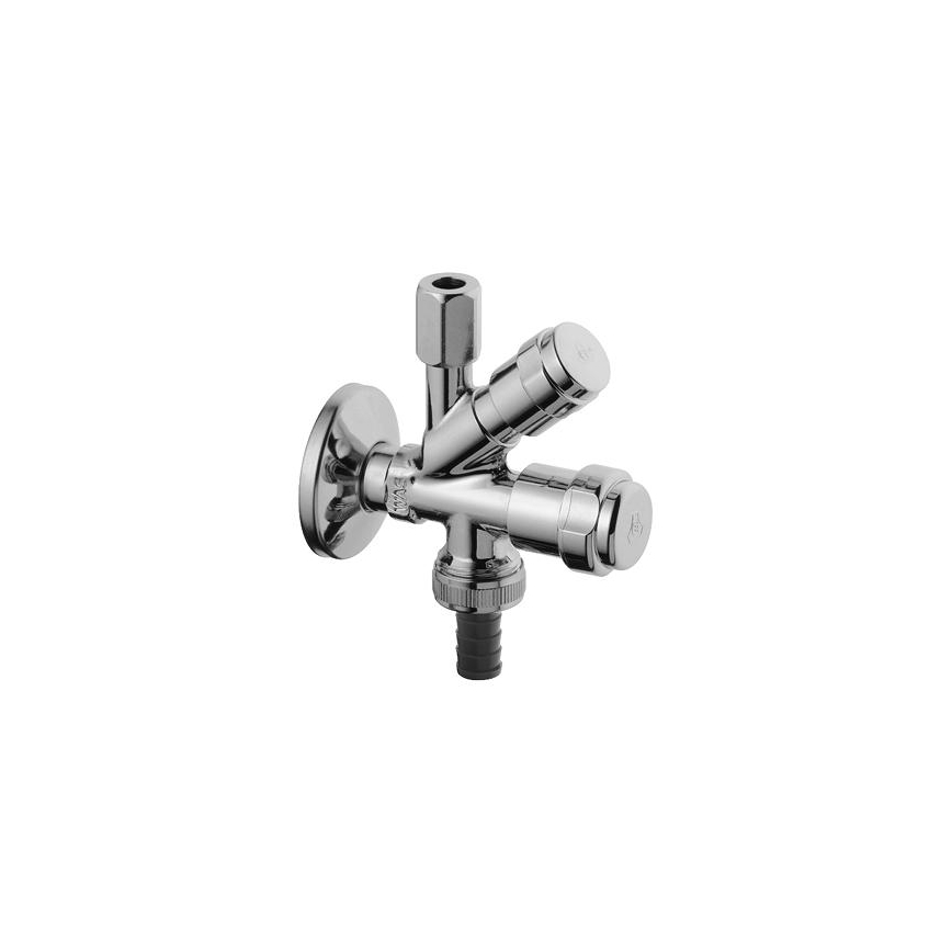 GROHE 41073000 - Kombinuotas kampinis vožtuvas WAS 12” × 38” blizgus chromas