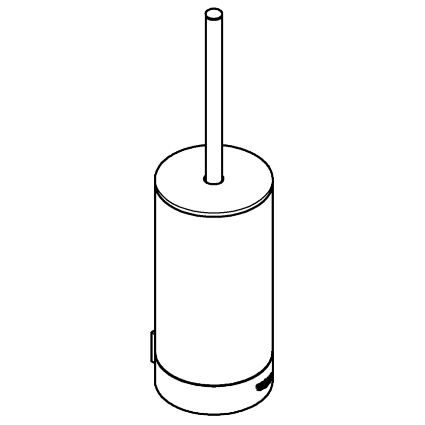 GROHE 41076GL0 - Tualeto šepetėlio komplektas SELECTION auksinis