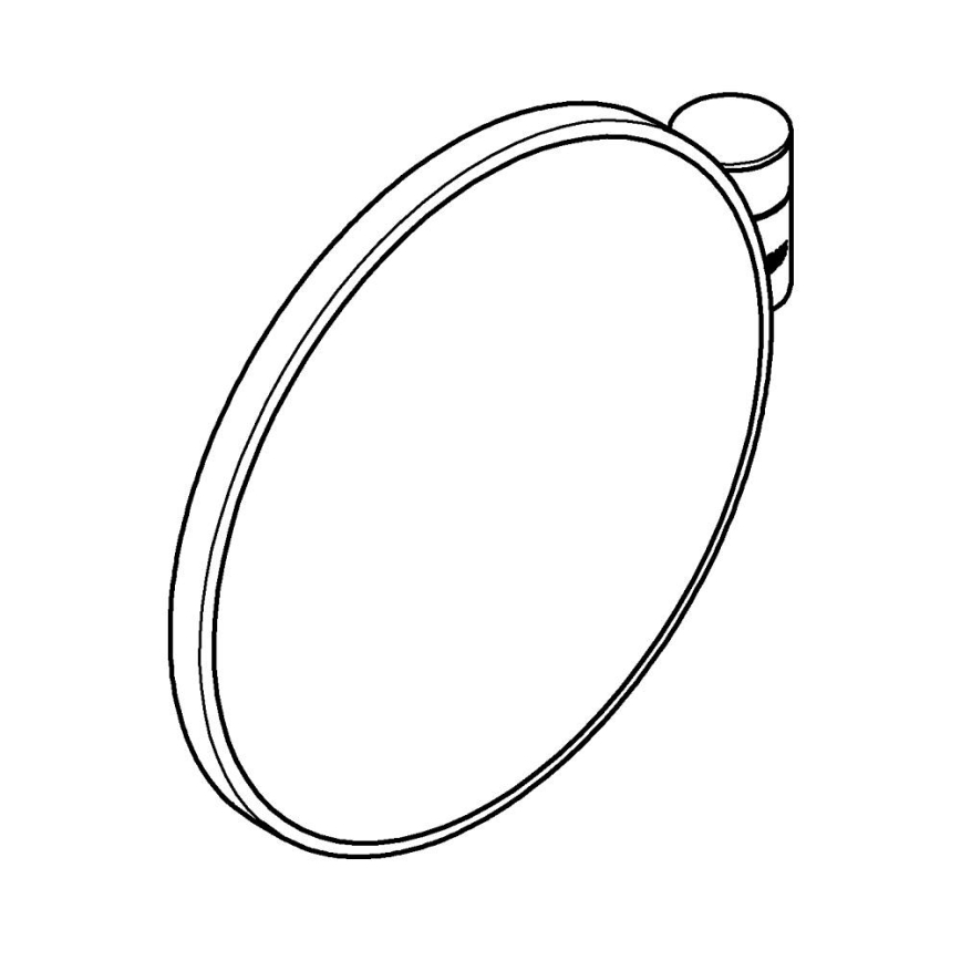 GROHE 41077000 - Kosmetinis veidrodis SELECTION 20 × 20 cm blizgus chromas