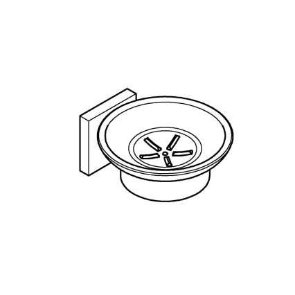 GROHE 410962430 - Muilinė START CUBE 110 x 56 x 125 mm juoda