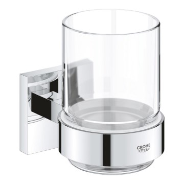 GROHE 41097000 - stiklinė su laikikliu, poliruotas chromas