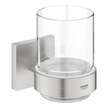 GROHE 41097DC0 - START CUBE stiklinė su laikikliu, nerūdijančio plieno