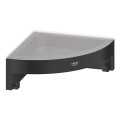 GROHE 411062430 - Kampinė dušo lentyna ESSENTIALS 250 × 250 mm juoda