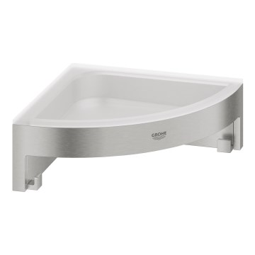 GROHE 41106DC0 - Kampinė dušo lentyna START CUBE 200 x 200 x 60 mm nerūdijančio plieno
