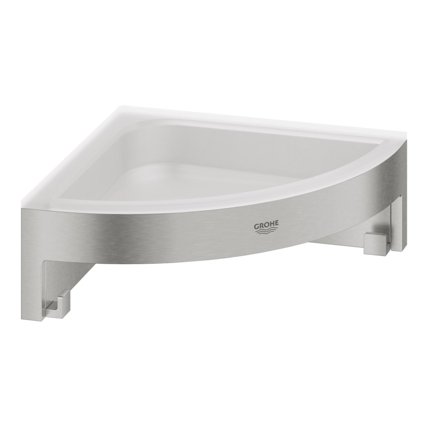 GROHE 41106DC0 - Kampinė dušo lentyna START CUBE 200 x 200 x 60 mm nerūdijančio plieno