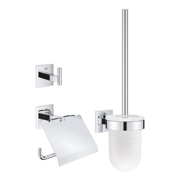 GROHE 41123000 - 3 viename tualeto aksesuarų rinkinys, blizgus chromas