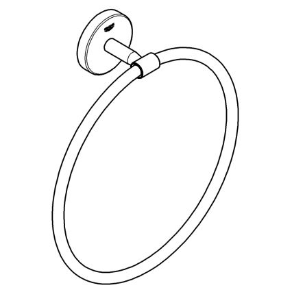 GROHE 41167000 - rankšluosčių laikiklis START COSMOPOLITAN, skersmuo 200 mm, blizgus chromas