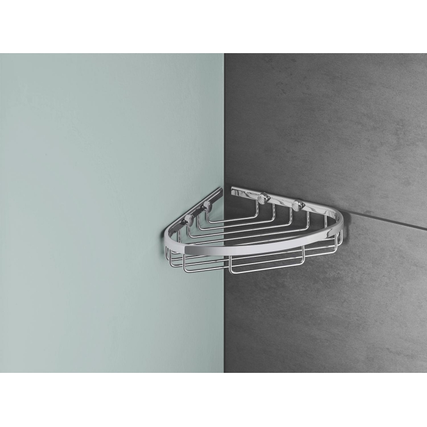 GROHE 41172000 - Kampinė lentynėlė QUICKFIX START COSMOPOLITAN 30,3 × 5,3 cm, chromuota