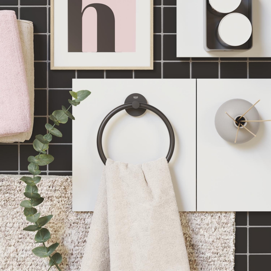 GROHE 411742430 - Rankšluosčių laikiklis START 180 mm juodas