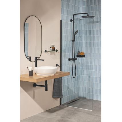 GROHE 412022430 - START stiklinė lentyna 530 mm, juoda
