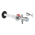 GROHE 41208000 - Lauko sieninis ventilis EUROTEC DN 15, blizgus chromas