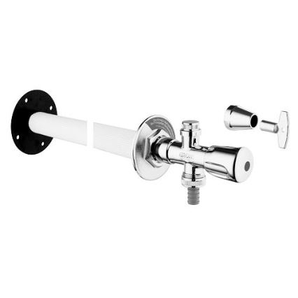 GROHE 41208000 - Lauko sieninis ventilis EUROTEC DN 15, blizgus chromas