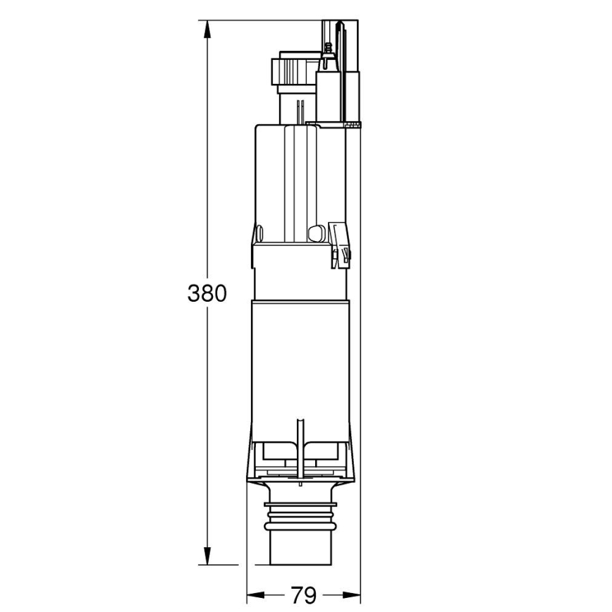 GROHE 42253000 - Išleidimo vožtuvas AV1, blizgus chromas