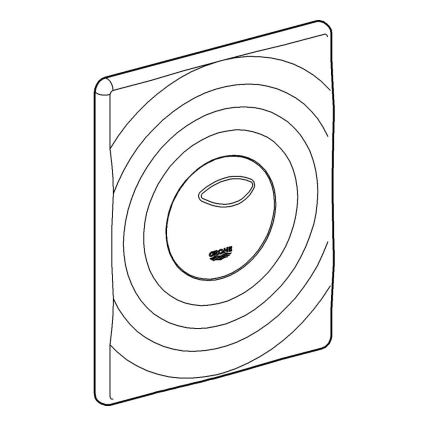 GROHE 42302SH0 - Nuleidimo mygtukas SURF 156 × 197 mm baltas