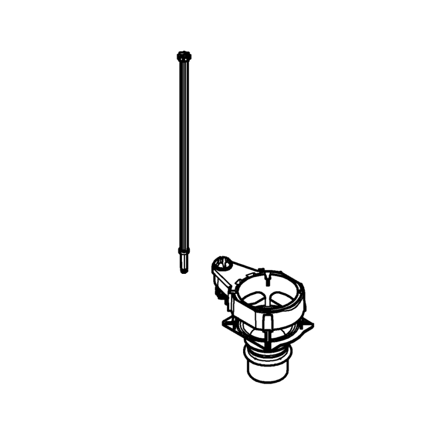 GROHE 42593000 - Vožtuvo sėdynė GD 2 nuleidimo bakui, balta