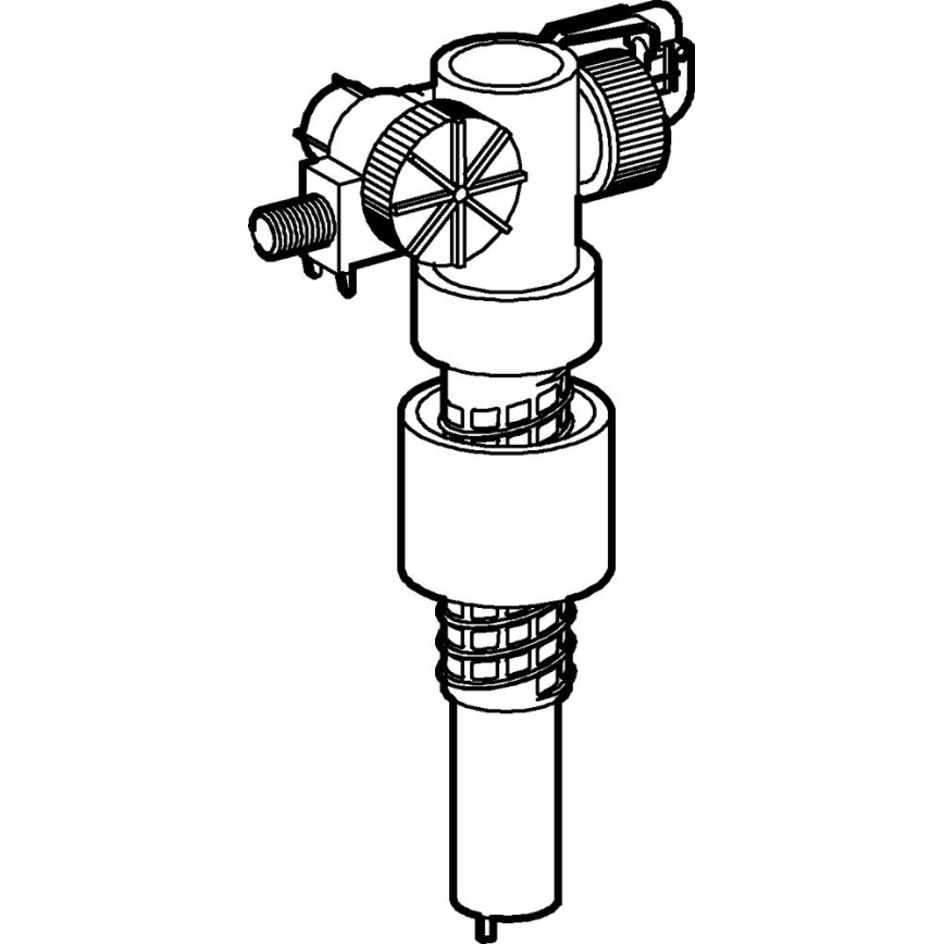 GROHE 43537000 - Pripildymo vožtuvas, blizgus chromas