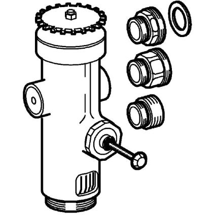 GROHE 43996000 - Slėginis klozeto nuleidimo mechanizmas RONDO 3”