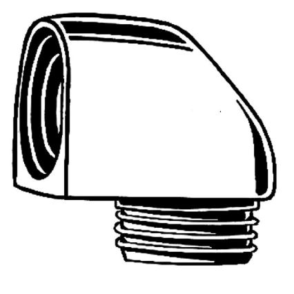 GROHE 45304000 - Dušo alkūnė DN 15 × DN 15 blizgus chromas